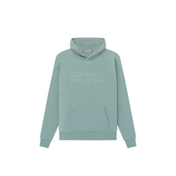 Authentic FEAR OF GOD ESSENTIALS Hoodie Sycamore NWT Ships Same Day - Picture 1 of 3